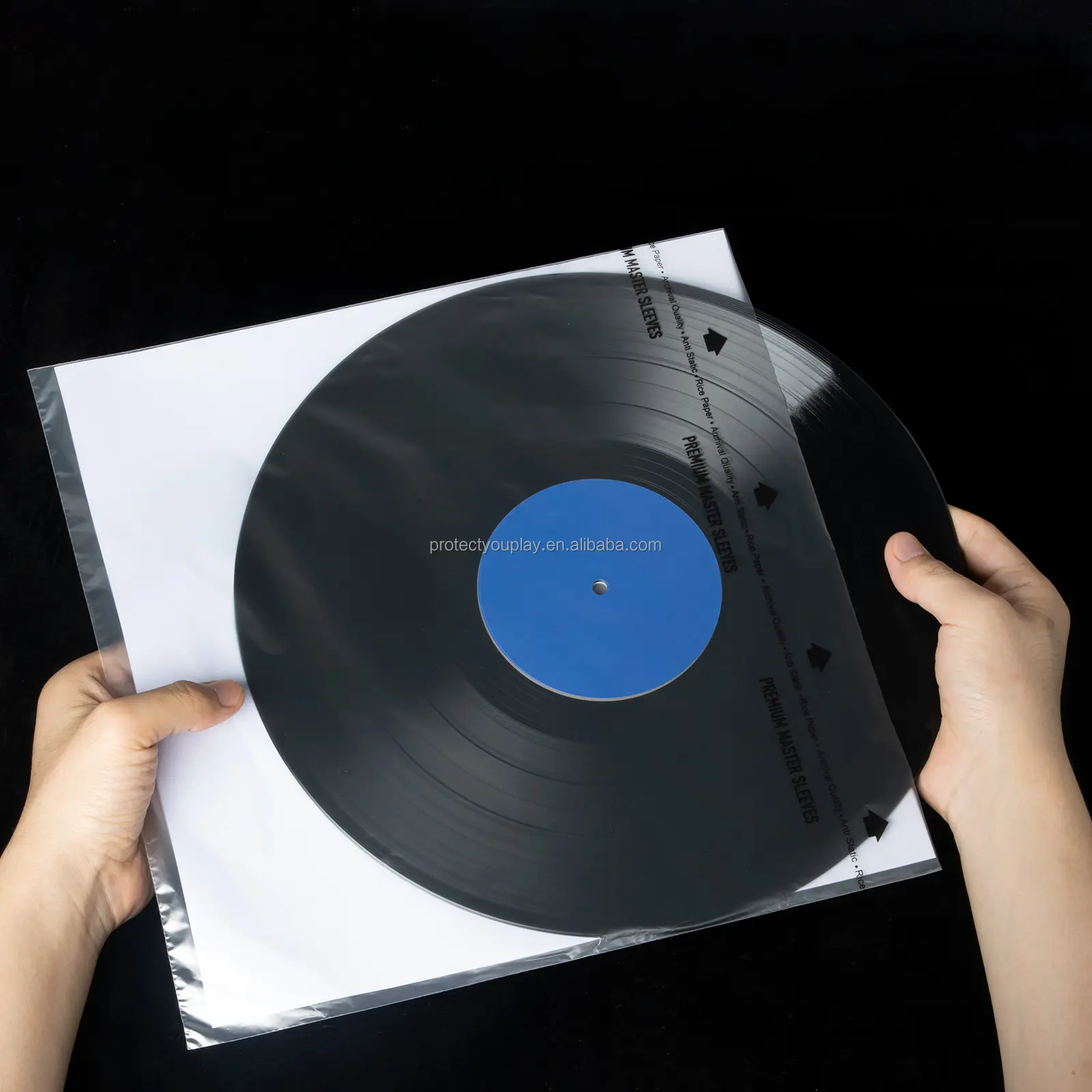 Vinyl cao cấp Thạc sĩ LP bên trong tay áo chống tĩnh giấy gạo Vinyl hồ sơ bên trong tay áo không có axit di động trung thực bên trong tay áo