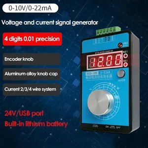 Handheld 0-5V-10V 0-20MA/4-20MA Signal Generator Adjustable Current Voltage <strong>Analog</strong> Signal Sources <strong>Output</strong> 24V