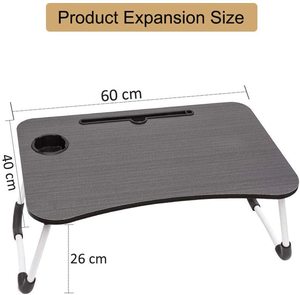 Bandeja de cama portátil para ordenador portátil, soporte de mesa para Notebook, soporte de lectura, mesa de ordenador con patas plegables - Product Image 4