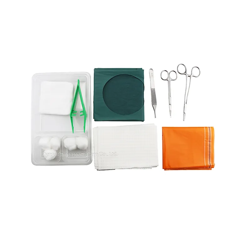 Günstiges chirurgisches Einweg-Nylon-Naht-Kit für die Praxis des chirurgischen Nähens