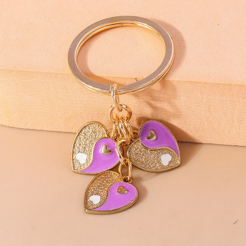 colorful Purple Tai Chi heart