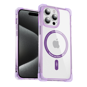 เคสแม่เหล็กกันตกใสสำหรับ iPhone 16 PRO MAX ป้องกันสี่มุม; ฝาครอบป้องกันสำหรับโทรศัพท์มือถือ Apple 15/14 - Product Image 1