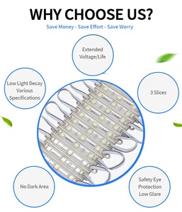 5050 SMD 3-LED RGBホワイトモジュールIP65防水DC12Vバックライト広告サインボード用 - Product Image 4
