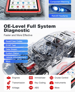 X431 IMMO ELITE Scanner diagnostico per auto strumento di programmazione chiave con chiave X-PROG3 programmatore di tutti i sistemi OBD2 versione globale