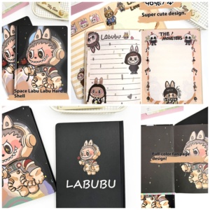 <strong>New</strong> Cute Cartoon A5 Notebook with Hard Cover Graffiti Rab Cloth Pages for Students and Journal <strong>Writing</strong> - Product Image 5