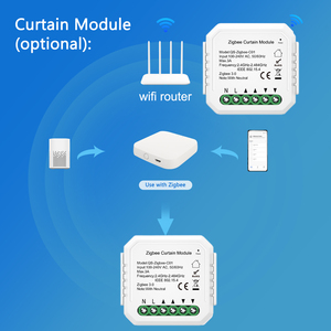Tuya Zigbee modulo interruttore a tenda Iot moduli relè di controllo remoto per la casa intelligente - Product Image 2