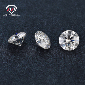 Loose <strong>Moissanite</strong> Stone <strong>Round</strong> <strong>Cut</strong> Shape White Color VVS1 3mm To 18mm China Gemstone Supply Factory Wholesale - Product Image 3