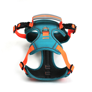 Ajustável Nylon Esporte Moda Pet <span class=keywords><strong>Harness</strong></span> Vest para Small Medium <span class=keywords><strong>Large</strong></span> Dogs Reflexivo Peito Chumbo Acolchoado Macio para Caminhadas ao ar livre - Product Image 2