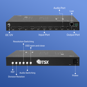 4K60 Multi-Viewer for Video Conferencing &amp; Live Production 8-<strong>Input</strong> 4K60 Multi-Viewer | Flexible Split Modes &amp; Audio Control - Product Image 3