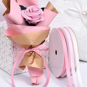 9MM Polyester Cotton <strong>Ribbon</strong> for Bag Handle Personalized <strong>Ribbon</strong> Custom Printed Bow With Logo Gift Box String Bow - Product Image 6