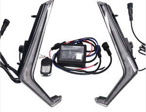 KingShow Bộ Đèn Tạo Điểm Nhấn RZR Fang Nhiều Màu RGBW Đèn Pha Cho Xe Hơi 2018 2019 Poalris RZR XP 1000 Turbo - Product Image 1