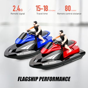Simulation <strong>Surfer</strong> Remote Control Jet Ship High Speed Motorboat Summer Kids Water Game 4 Channel Speedboat Electric <strong>Toy</strong> Boat Box
