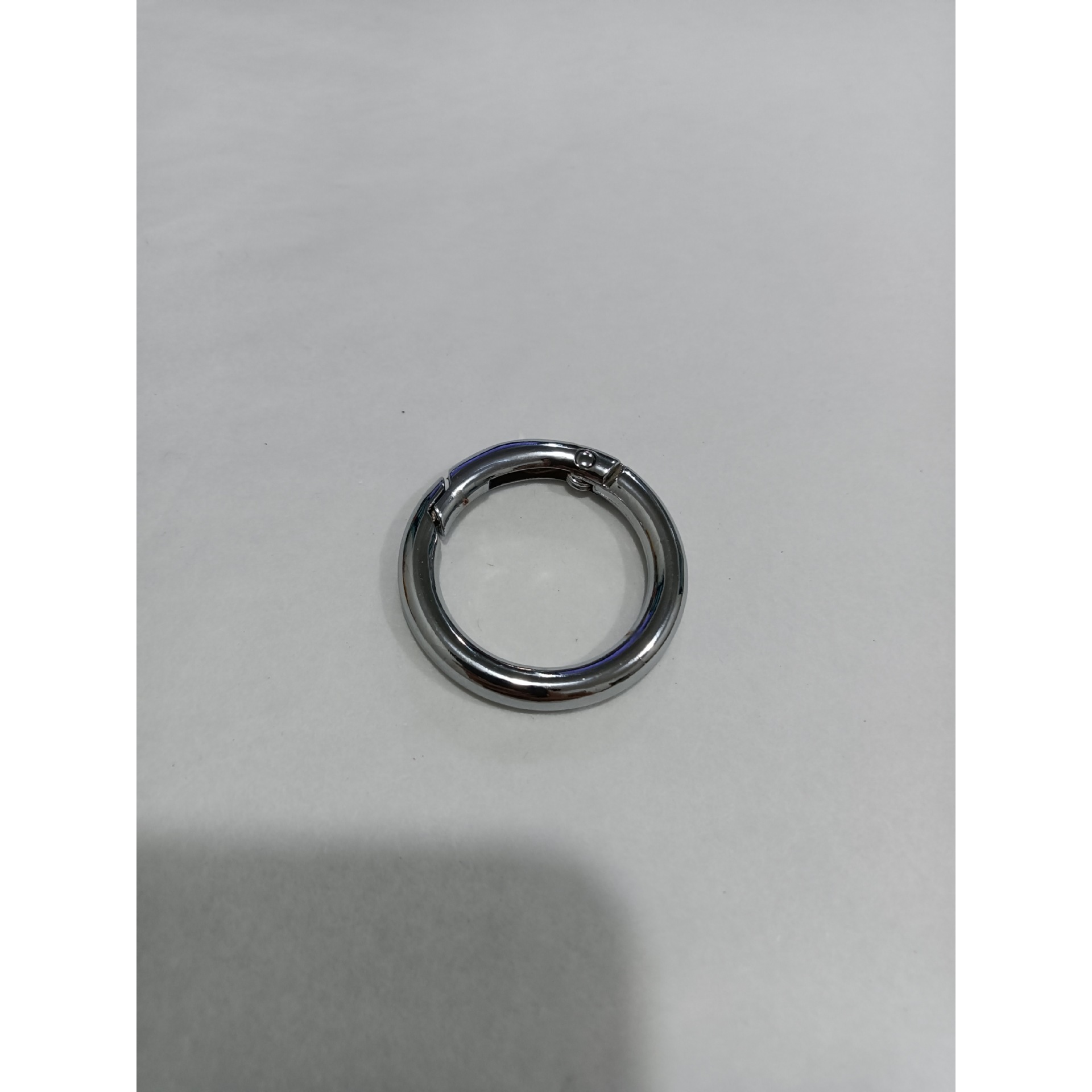 Silver-white spring coil