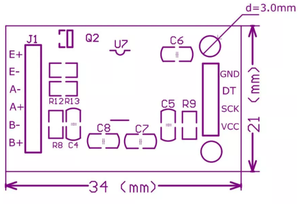 Dual Channel HX711 Weighing Pressure <strong>Sensor</strong> 24-bit Precision A/D Module DIY Electronic Scale - Product Image 3