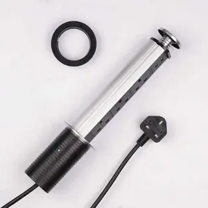 60MM UK Power Outlet Pop up <strong>Sockets</strong> Extension <strong>USB</strong>-C Tower <strong>Socket</strong> / Recessed Hidden Power <strong>Socket</strong> for Kitchen Worktops Desktop Hom - Product Image 2