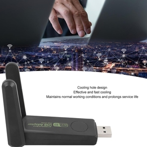 2024WiFi trasmettere ricevitore senza fili 1516 senza conducente scheda di rete Wireless Gigabit Dual Band 5G 150Mbps Computer USB scheda di rete - Product Image 6