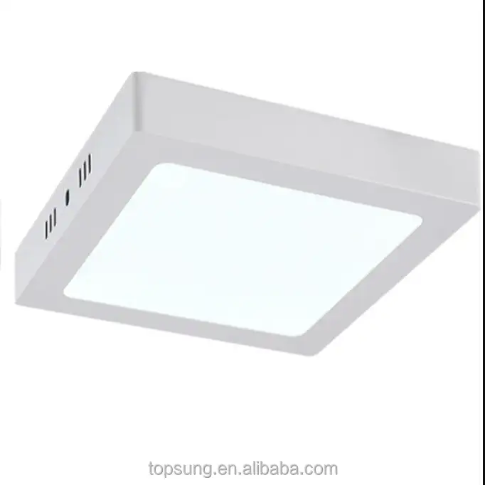 3.5 inch square flat led panel ceiling lamp 6w surface mount round slim led ceiling panel light