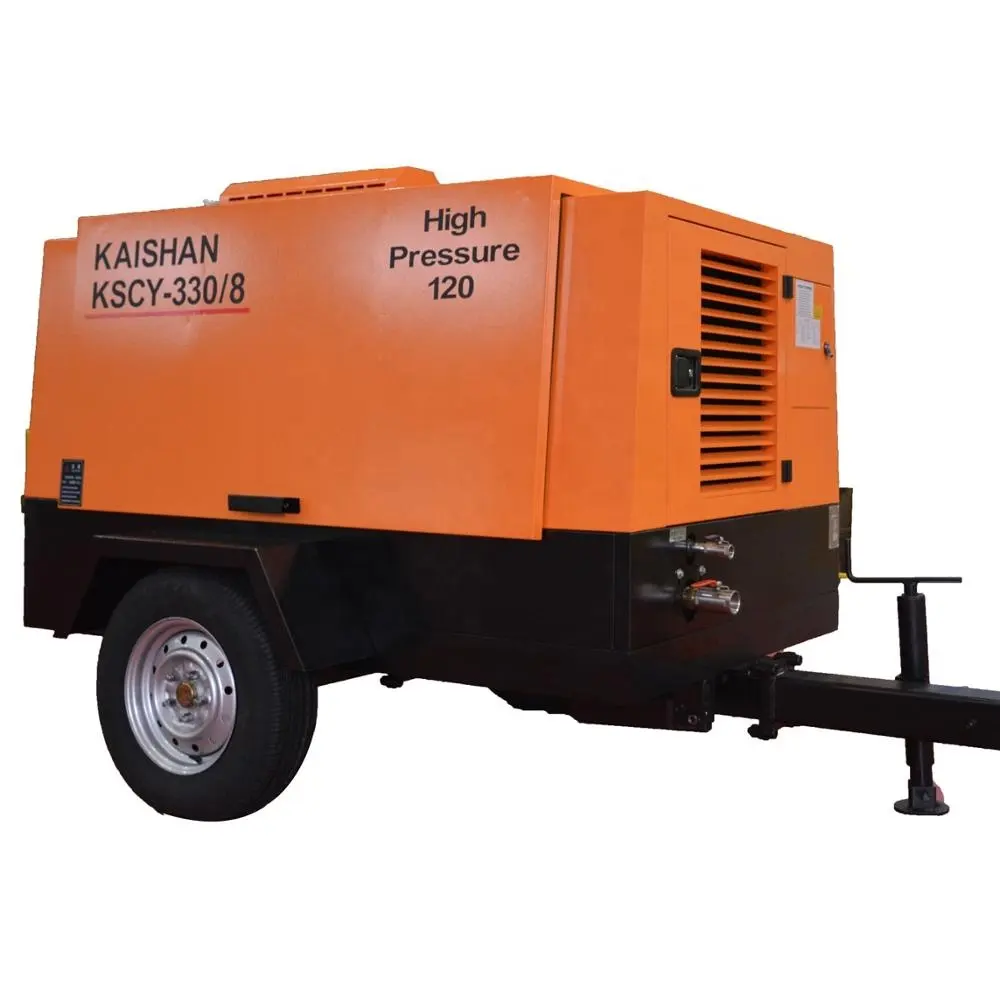 High quality kscy 400145 portable diesel mining compressor with jackhammer for sale
