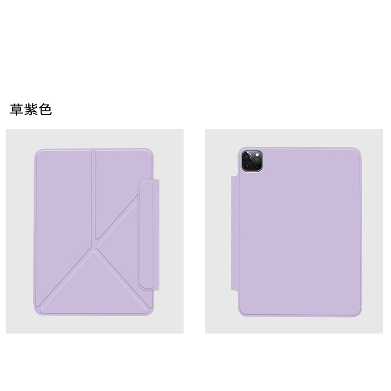 Herbe violet-double clip latéral/pli en K