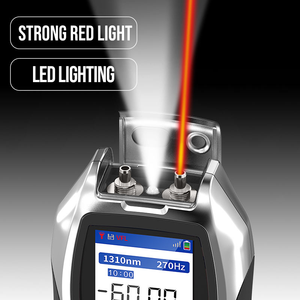 เครื่องมือเส้นใยอเนกประสงค์แบบ RJ45ไฟ LED 30km VfL ทดสอบการเชื่อมต่อไร้สาย4G เครื่องวัดพลังงานออพติคอลเครือข่ายเต็มรูปแบบ - Product Image 5