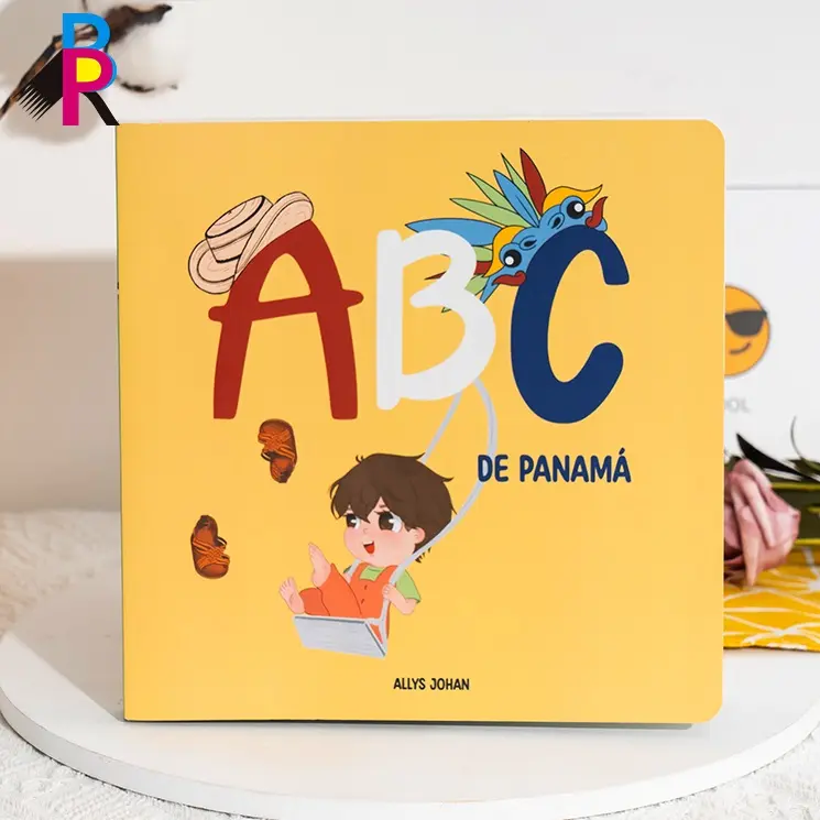 High Quality 1mm thicker paper Hardcover Children Book Printing Custom board book print book