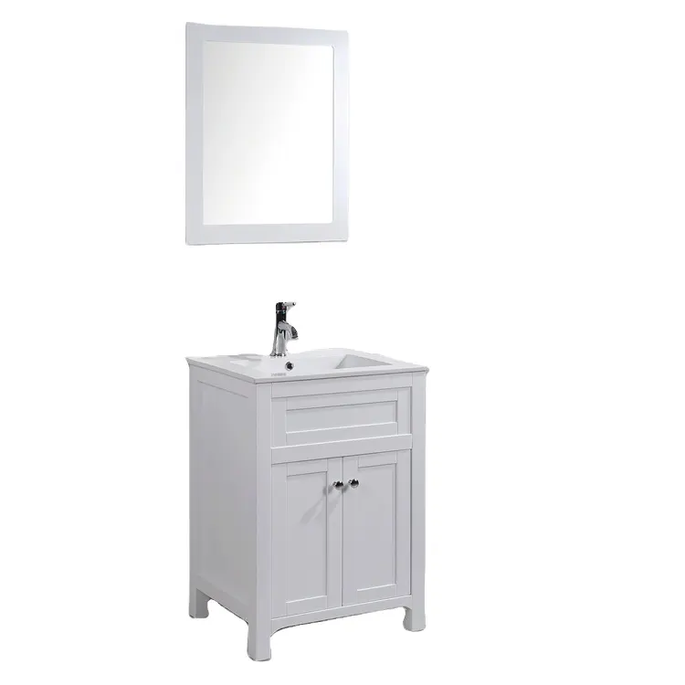 Оптовая продажа с фабрики, современный стиль, МДФ, ПВХ фанера, шкафы для ванной комнаты с умным зеркалом и одиночной или двойной раковиной в наличии