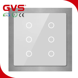 GVS Waltz Push Button 1/2/3/4 Gang <span class=keywords><strong>KNX</strong></span> akıllı açık gri/altın duvar anahtarı akıllı ev otomatik sistemi için - Product Image 6