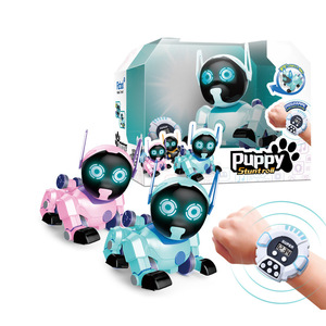 Stelo di controllo Radio giocattoli orologio telecontrollo programmazione Mini intelligente giocattoli intelligenti RC Robot per i bambini