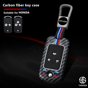 2/3ボタンホンダシビックIXパイロットアコード8 CRVジャズHRVキーフォブカバーキーレスキーホルダーACURA MDX TL TSX ZDX RSX用 - Product Image 2