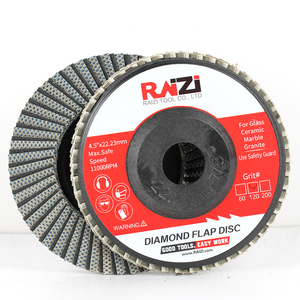 RAIZI 4.5 Inch / 115mm Silicon Carbide &amp; Electroplated Diamond Flap <strong>Disc</strong>