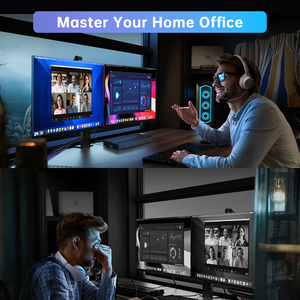 4K60hz HDMI双显示器KVM开关2x1 HDMI 2.0 USB3.0，带键盘控制台定时器开关EDID支持向下缩放器 - Product Image 6