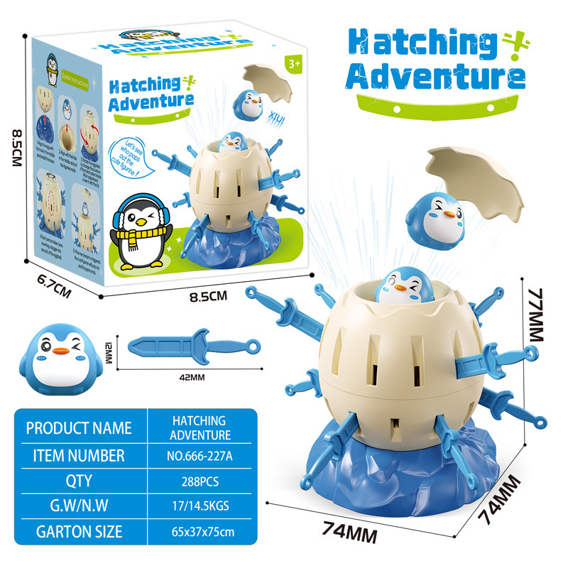 666-227A Aventura de eclosión de pingüinos