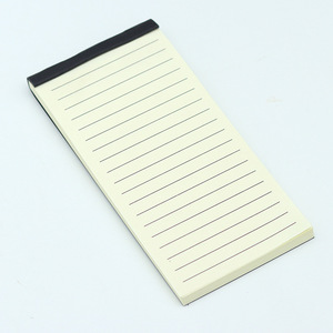 Bloc de notas en blanco liso con logotipo personalizado impreso para oficina, mini Bloc de notas de negocios elegante con rejilla ancha