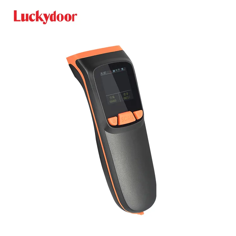 Mini Bluetooth 1D 2D QR Barcode Scanner Portable Anneau Portable Portable Sans Fil Doigt ar Code Lecteur Pour L'industrie Logistique
