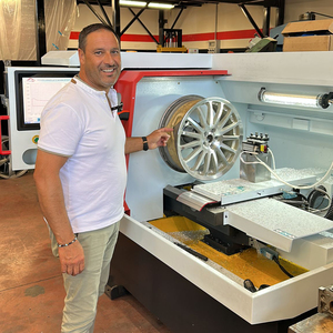 Gookii <strong>Tech</strong> Wheel Rim Diamond Cutting Machine Cutting Wheel Rim Repair CNC <strong>Programming</strong> Lathe Machine - Product Image 5