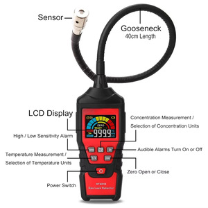 40cm linh hoạt thăm dò khí dễ cháy rò rỉ Detector <span class=keywords><strong>Analyzer</strong></span> Tester với kỹ thuật số và analog hiển thị - Product Image 2