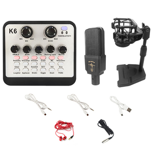 <strong>Microphone</strong> Music Sound Card Set Interface De <strong>Audio</strong> Dj Mixer Sound Card with Desktop <strong>Microphone</strong> 12 Sound Effect 3 <strong>Input</strong> Mic <strong>Input</strong>