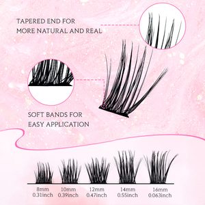 DIY Full Strip Eyelashes Cluster <strong>Lashes</strong> for Customized Look - Product Image 5