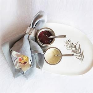 Ánh sáng màu hồng pastel Linen bảng Khăn ăn không tốn kém hiện đại vải khăn ăn - Product Image 6