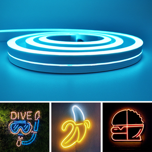 IP67 SMD2835 LED แบบปรับได้20พิกเซล RGB กันน้ำสายไฟนีออน LED 120ดวงความกว้าง10มม. DC12/24V 24W ได้รับการรับรองจาก Rohs