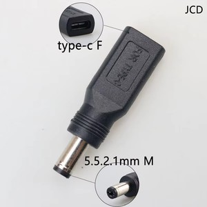 5.5x2.1mm/4.8*1.7mm kadın mikro USB tip C erkek 5 Pin DC priz 180 derece konnektör adaptörü dizüstü PC için - Product Image 5