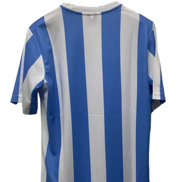 Camiseta Retro de jugador visitante de Argentina 1986, camiseta de manga corta con rayas blancas y azules, tela de algodón, camiseta de fútbol cómoda Vintage