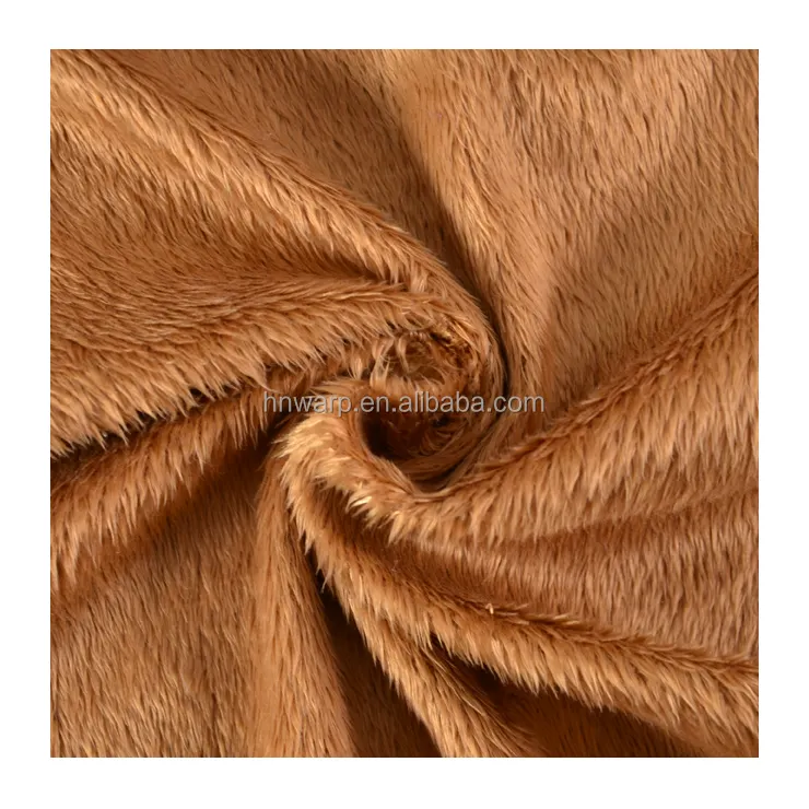 Turkey Market 100% Polyester Plush Puff Fabric 5mm Velboa Fabric