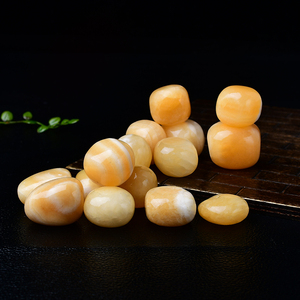 Alta Qualidade Natural Amarelo Opala Tombado Pedra Polido Quartzo Gemstone Feng Shui Estilo Esculpido Bola para Mascote ou Decoração - Product Image 5