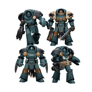 High Quality Joy Toy 1/18 Model Joints Sons of Horus Tartaros Terminator Squad Sergeant <strong>Warhammer</strong> 40K Action Figures Toy - Product Image 1