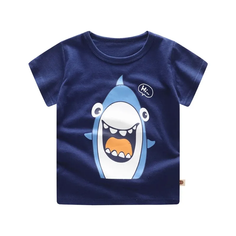 Verano bebé niñas y niños T camisa de los niños ropa de manga corta de dibujos animados lindo Tops niños camiseta de niño niñas ropa