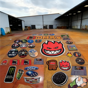 Tùy Chỉnh In Ấn Thảm Giá Rẻ Fluffy Thảm Trang Trí Nội Thất Sang Trọng Giá Rẻ Sneaker Đĩa Thảm Polystere Phim Hoạt Hình Khu Vực Thảm - Product Image 1