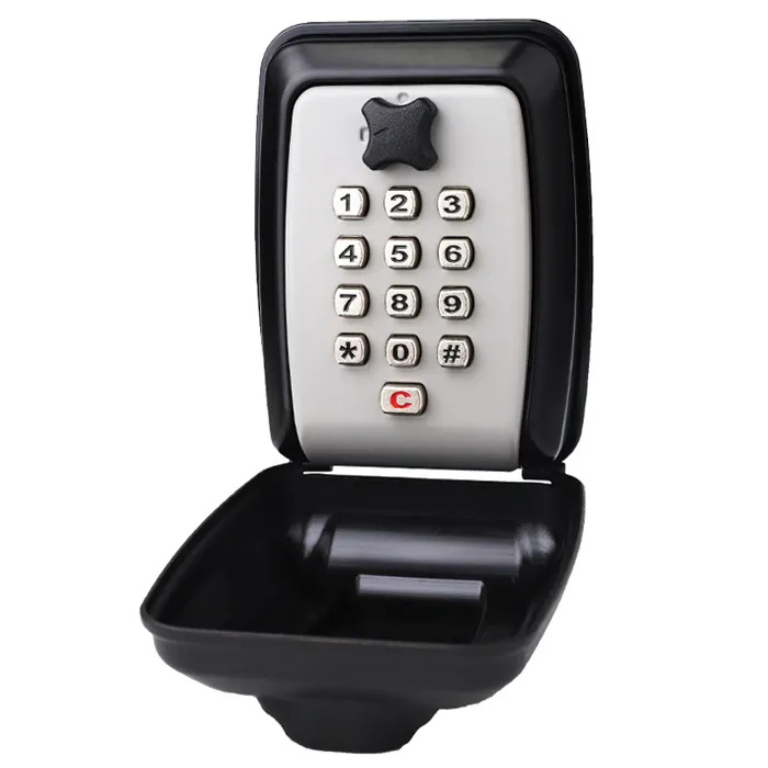 Portachiavi sicuro per chiavi con serratura da scasso e portachiavi da esterno a 9 cifre a muro