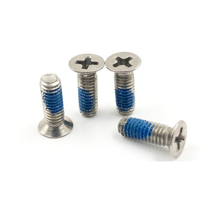 M2 M2.5 M3 Acero al carbono Cruz empotrada Anti-Loose Nylok Lock Mini tornillo para ensamblaje de computadora portátil - Product Image 2