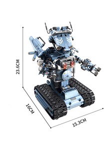 Nuovo arrivo 675005 675006 Rc Robot Moc 2 in 1 modello di giocattoli a blocchi da te Robot stelo creativo MOC giocattoli - Product Image 4
